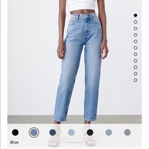 Zara Mom Jeans Blue Size 4 / small